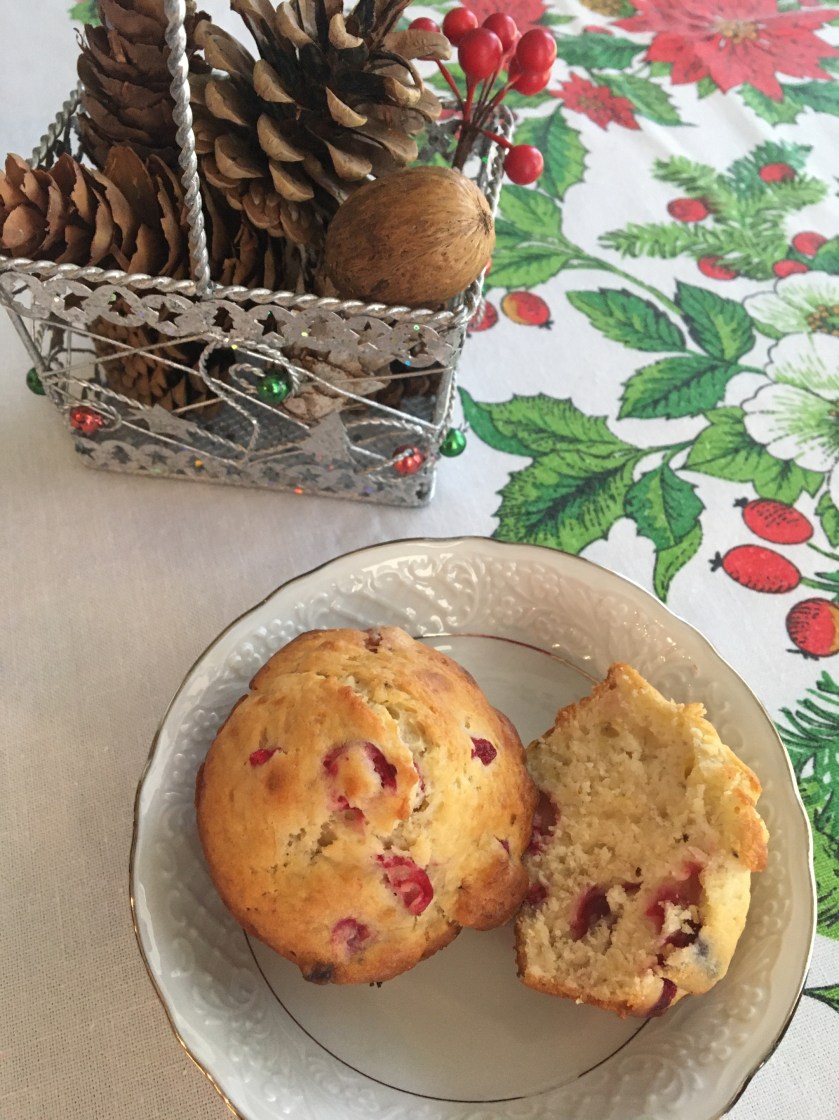 Banana Cranberry Muffins