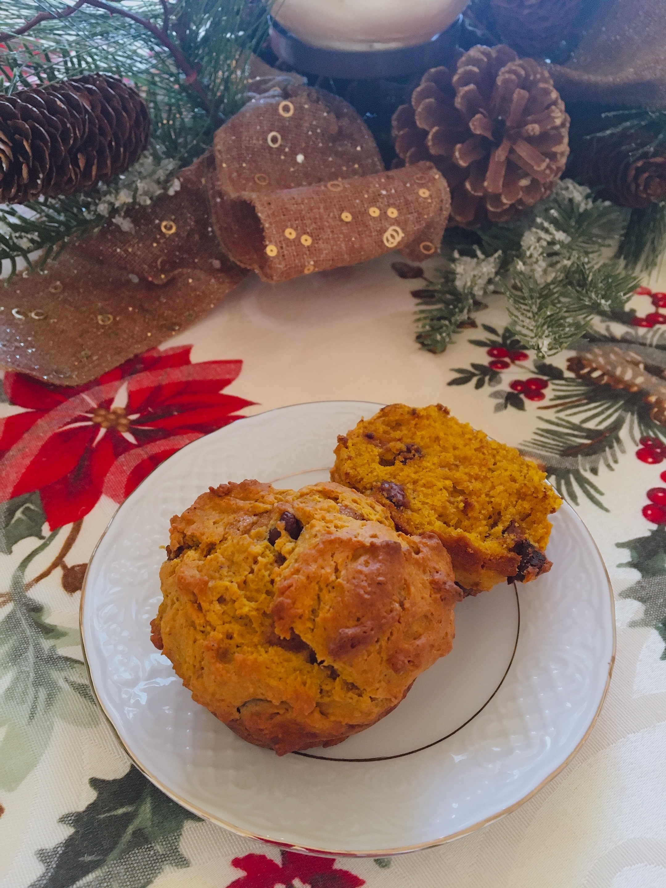 Pumpkin Chocolate Chip Muffins